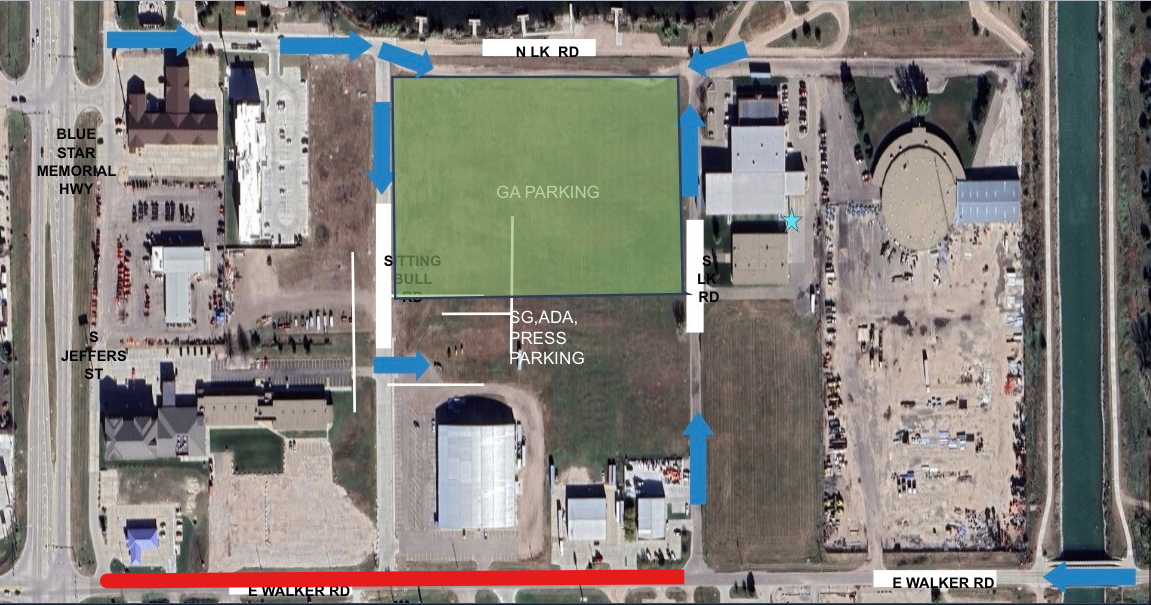 North Platte Police Department parking routes