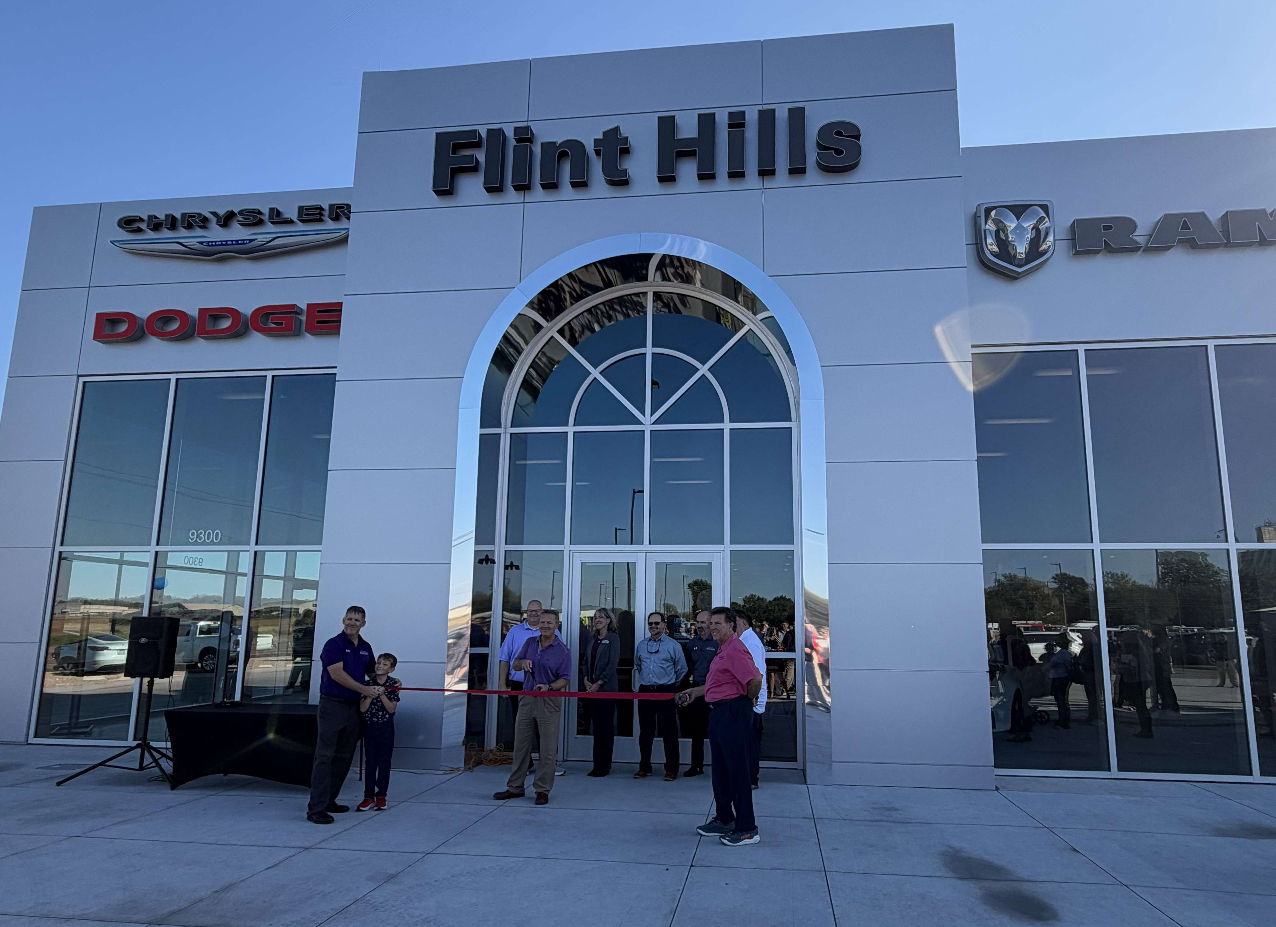 Ribbon cutting at Flint Hills CDJR Wednesday, Oct. 21