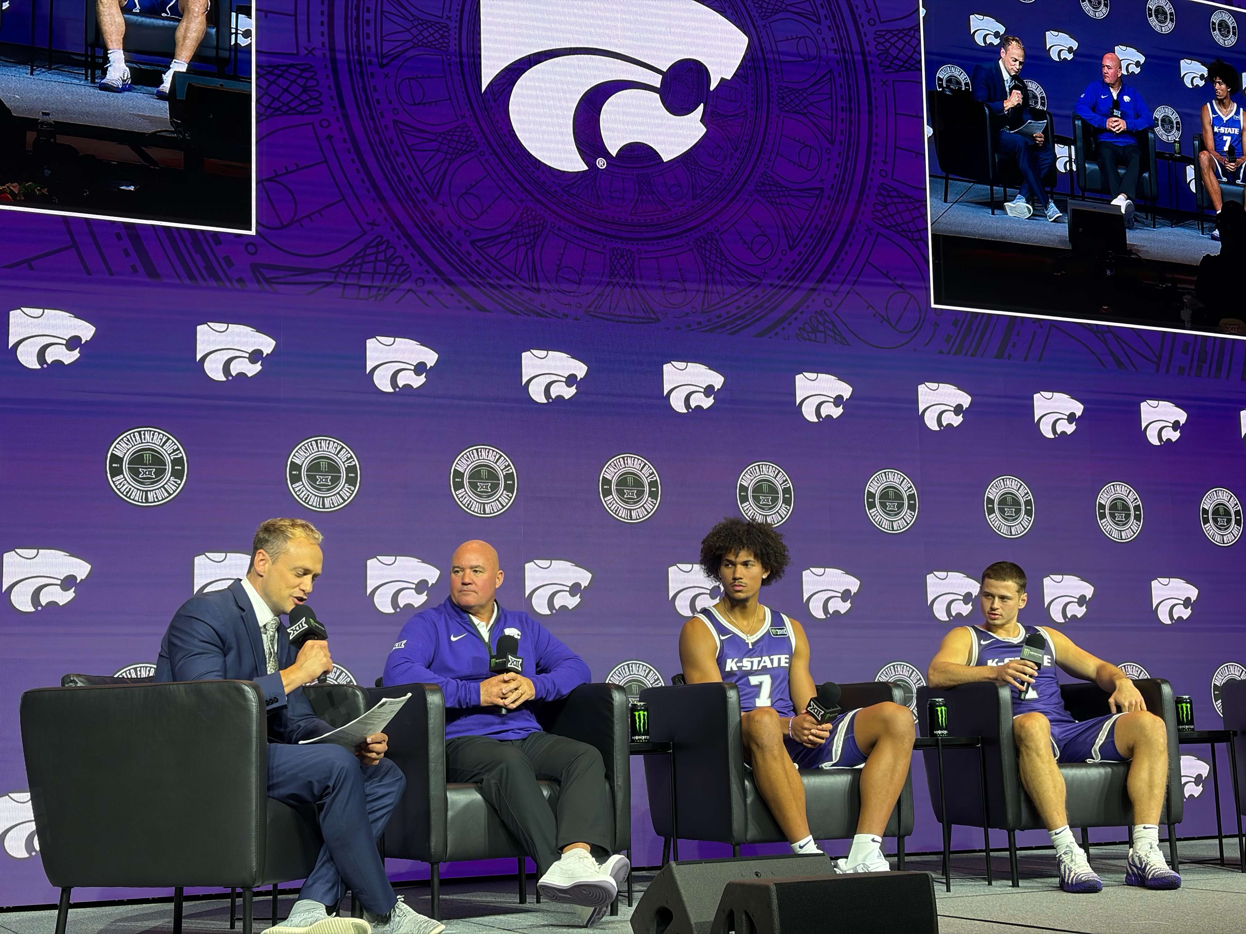 KSU Big Stage interview on Wednesday at Big 12 Media Days in Kansas City.