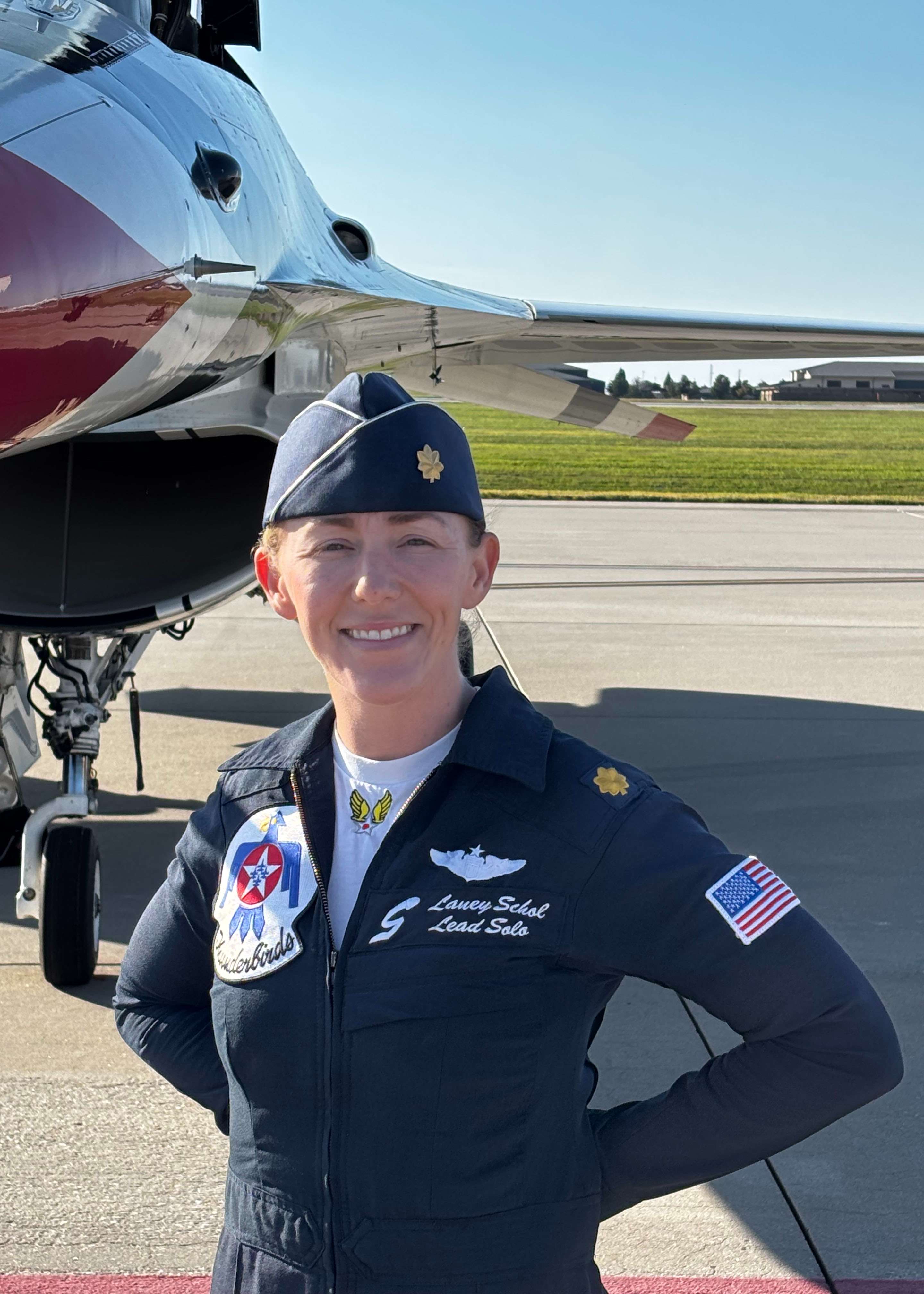 Air Force Maj. Laney “Rogue” Schol (Hutch Post photo)