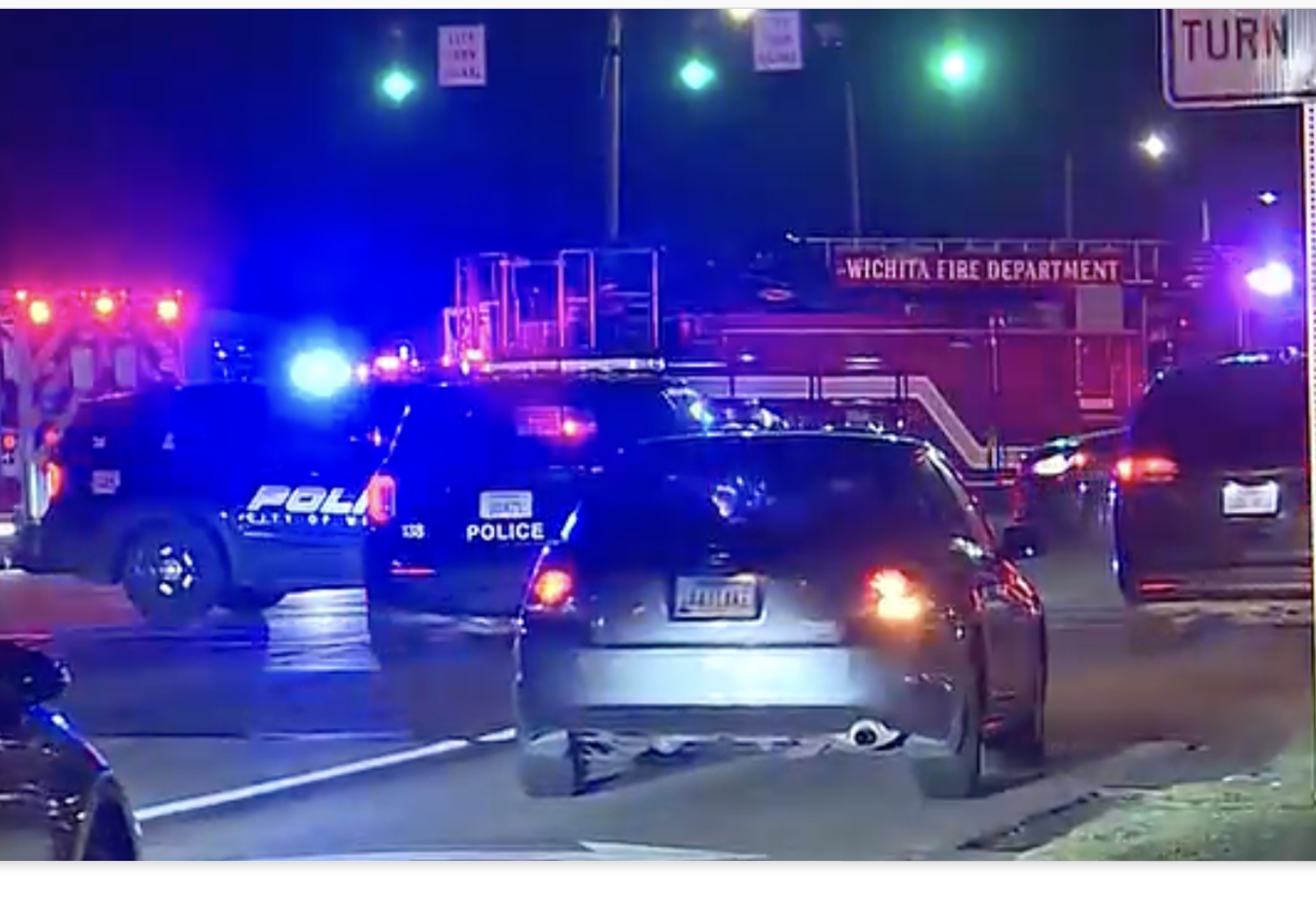 Near the crash scene photo courtesy KWCH
