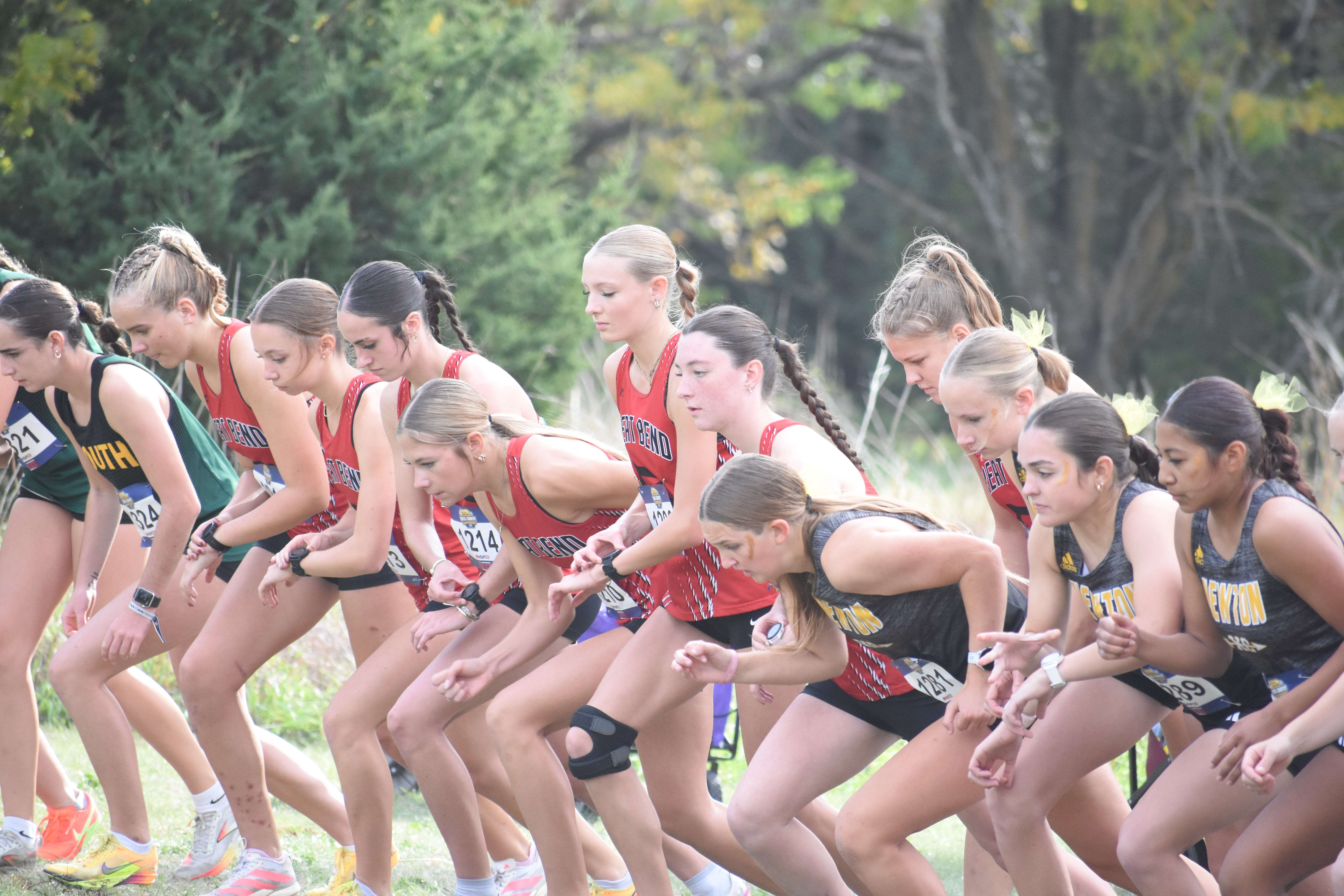 The Great Bend girls finished second as a team to qualify for next week's state championships at Rim Rock Farm near Lawrence.