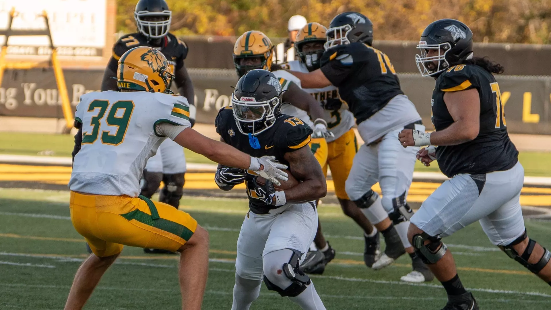 Rickie Dunn managed just 29 yards on the ground as turnovers and injuries plagued the Missouri Western State University Griffons in a 38-14 loss to Missouri Southern/ Photo courtesy of Jason Holland-MoWest Athletics
