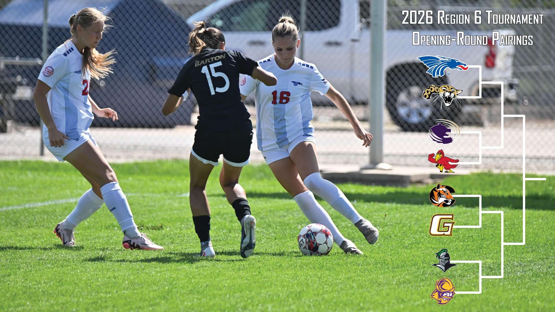 The Blue Dragon Women's Soccer team earned the No. 3 seed for the upcoming Region 6 Tournament and will play Barton in a home match at 6 p.m. on Friday, October 30 at the Salthawk Soccer Complex.