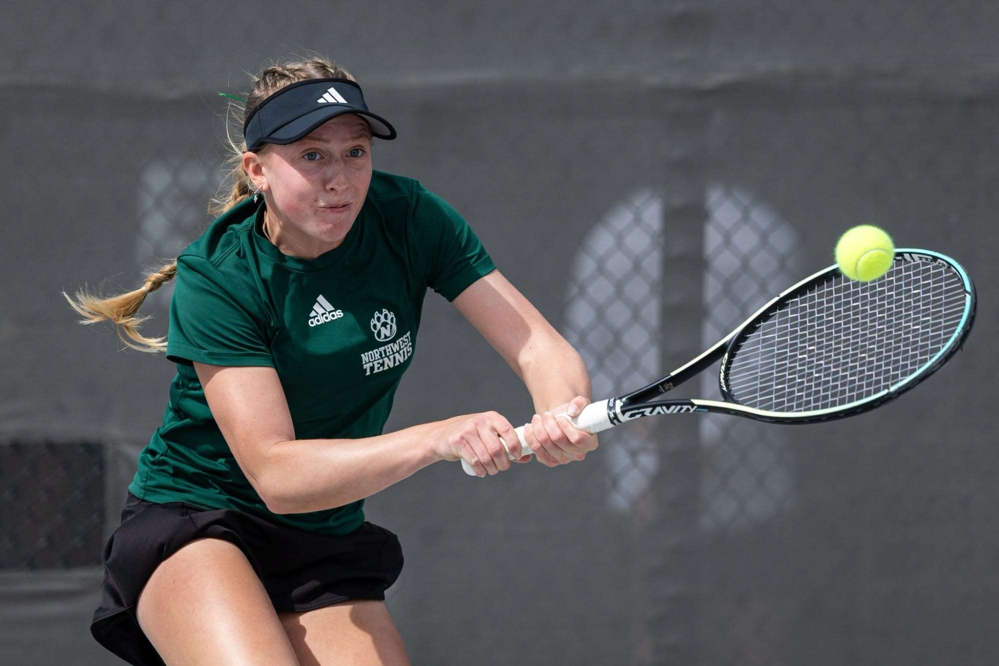 Northwest Missouri State senior&nbsp;Polina Gontaryk claimed the&nbsp;ITA Central Regional women's tennis singles title beating four top seeds during the tournament,&nbsp;including the No. 1, No. 2, and No. 3 seeds in each of her last three matches/ Photo courtesy of Aaron Hare-Northwest Athletics