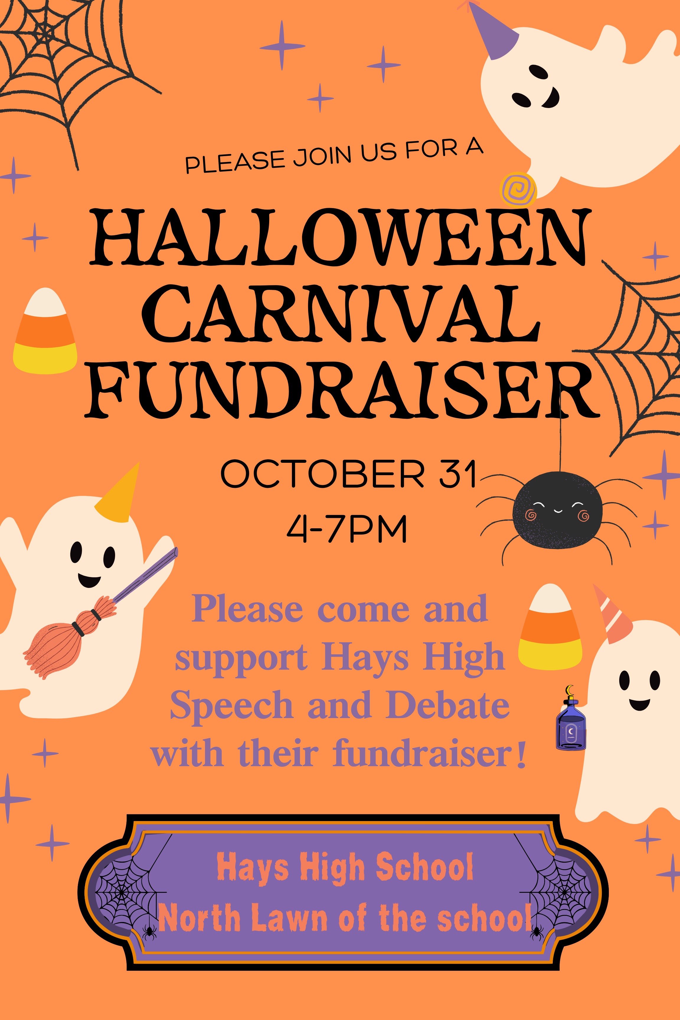 Halloween Carnival Fundraiser for Hays High Speech and Debate, courtesy photo