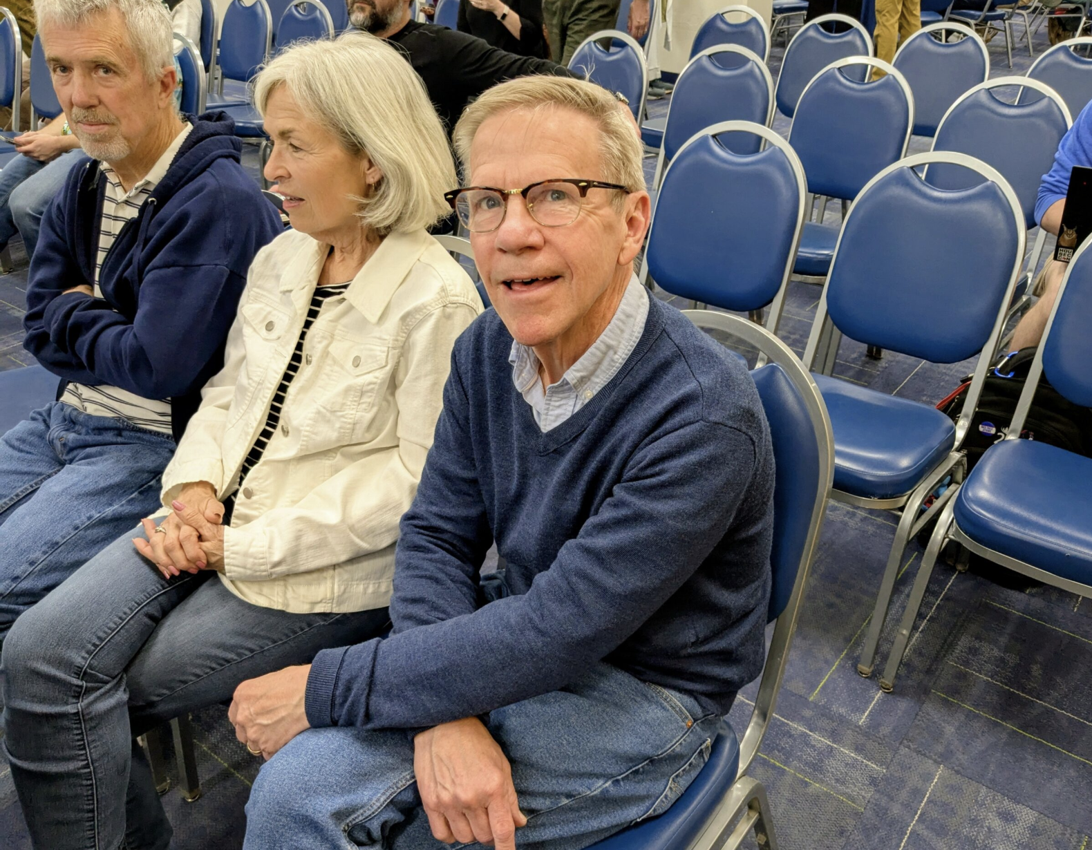 Scott Morgan, the executive director of United Kansas, the Free State Party, says the merger of two centrist political organizes will give voters an alternative to the Republican and Democratic parties in Kansas. (Photo by Tim Carpenter/Kansas Reflector)