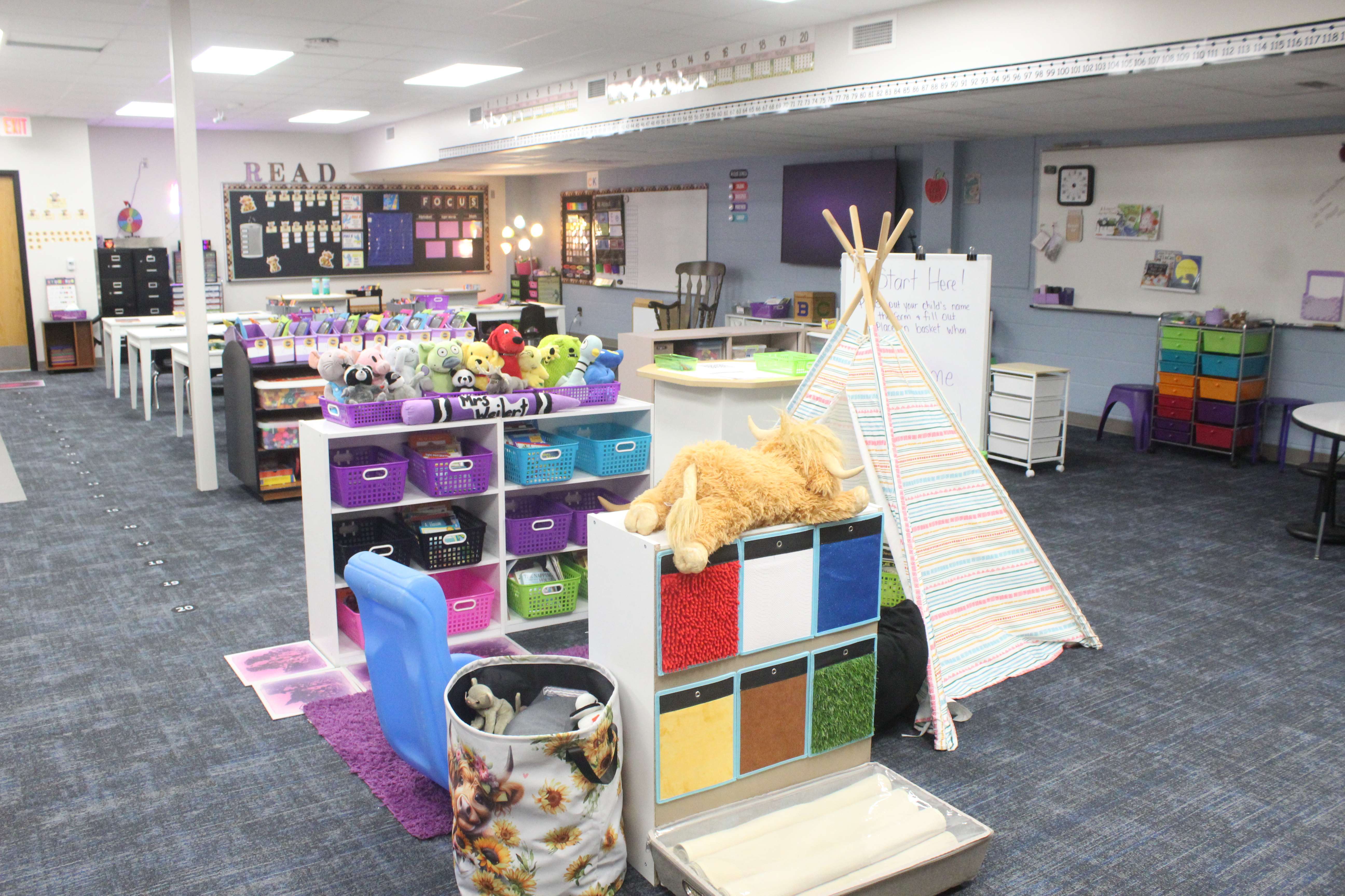 Renovated kindergarten class at Felten Elementary School. File photo