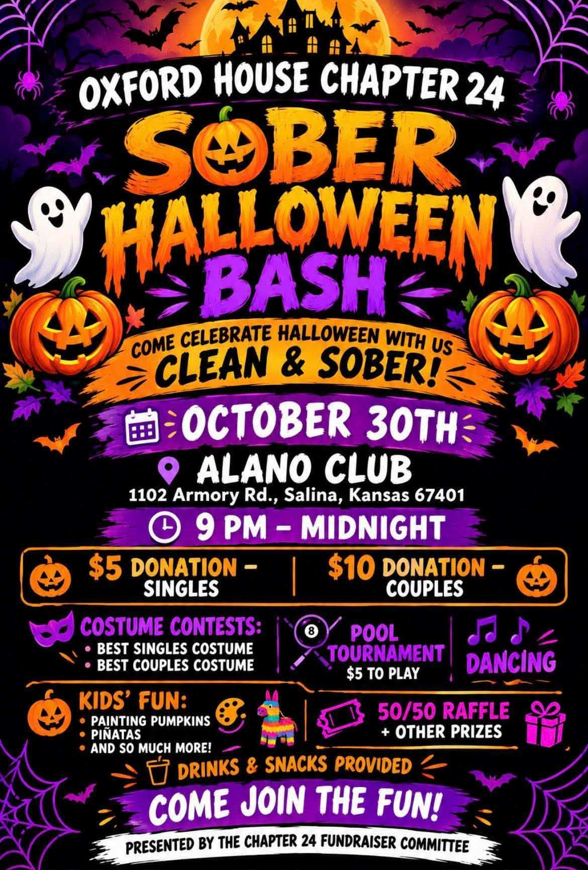 clean sober halloween