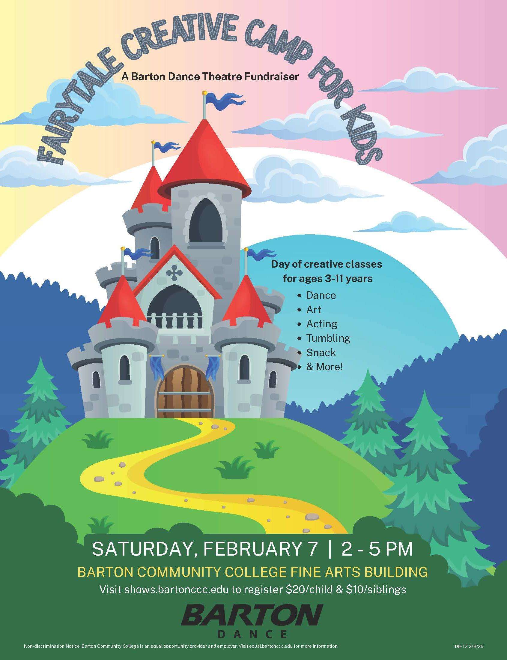 'Fairytale Creative Camp for Kids' fundraiser back by popular demand