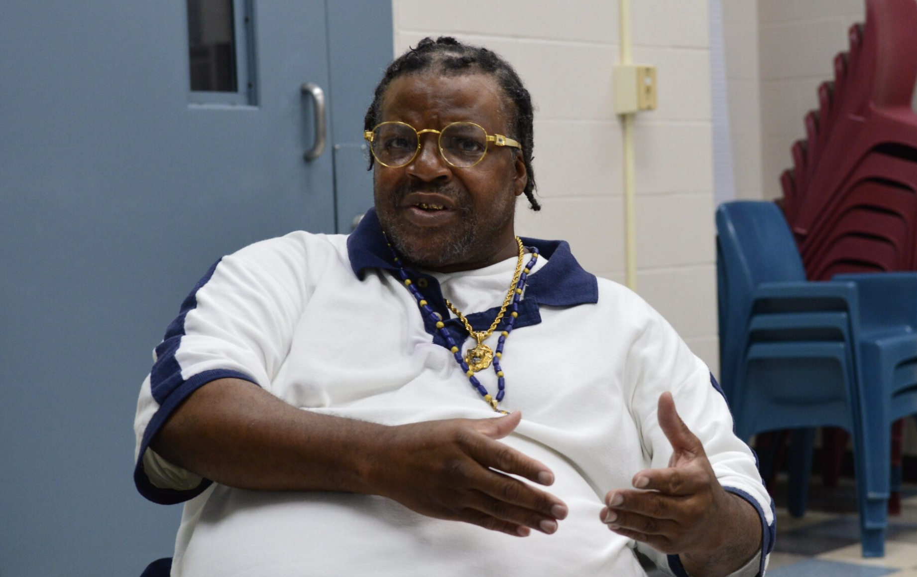  Deandre Pointer, a man incarcerated at the Jefferson City Correctional Center, discusses his legal effort to get his parole date recalculated. If the date is not changed, Pointer will serve 40 years on a 23-year sentence (Rudi Keller/Missouri Independent).