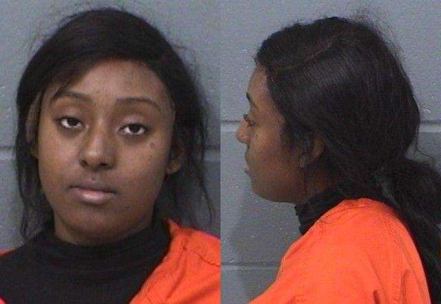 Dandrea Jenkins, Urinating or defecating in public; Duty to give information-unattended vehicle or property; Battery against a law enforcement officer; Resisting arrest, arrested 02/04