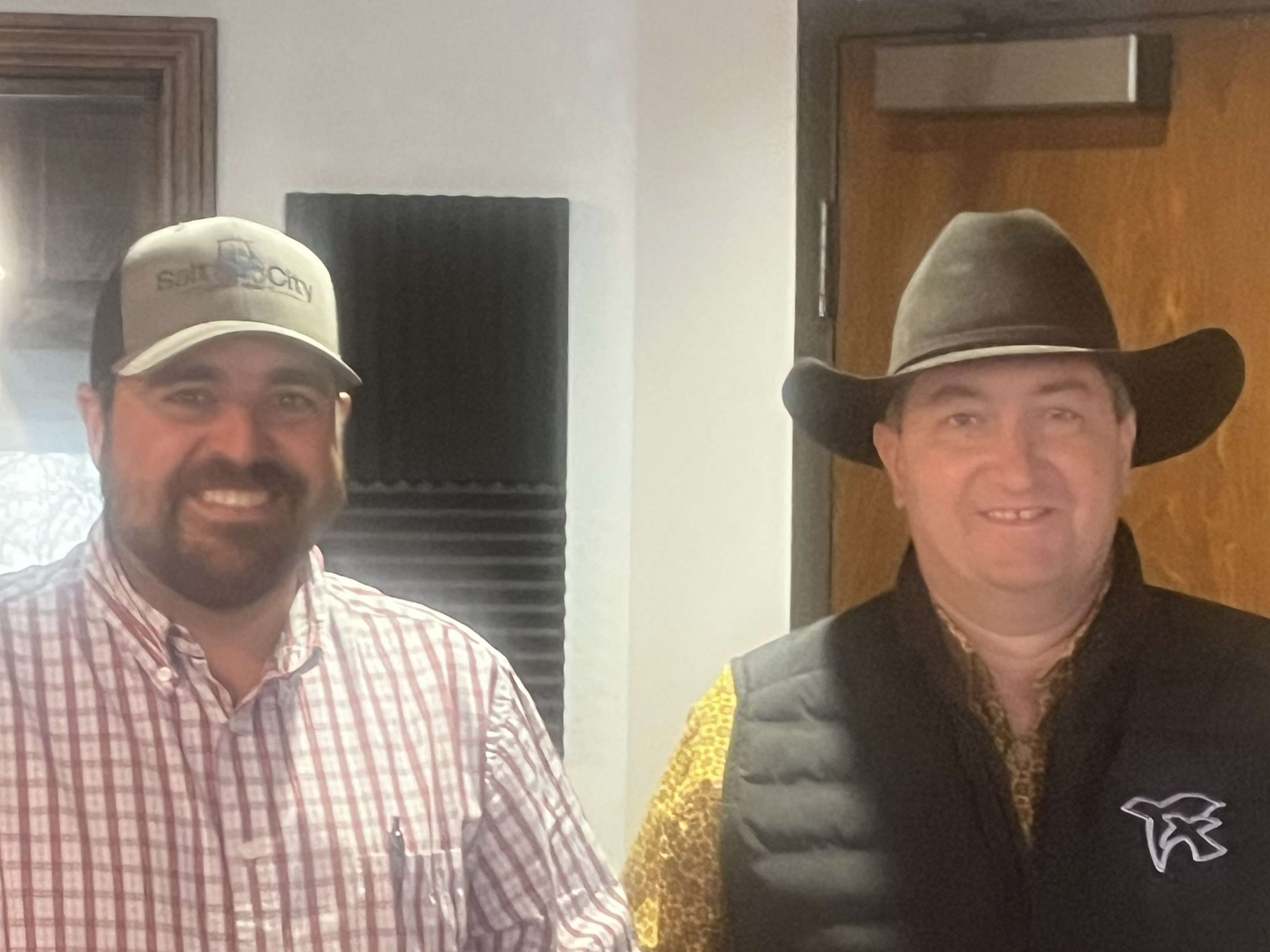 Abner Schmucker (L) and Dale Lehman (Hutch Post photo)