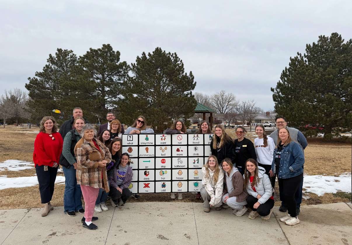 Hays High School senior Oaklye Wichers project at ARC Park. Courtesy photo