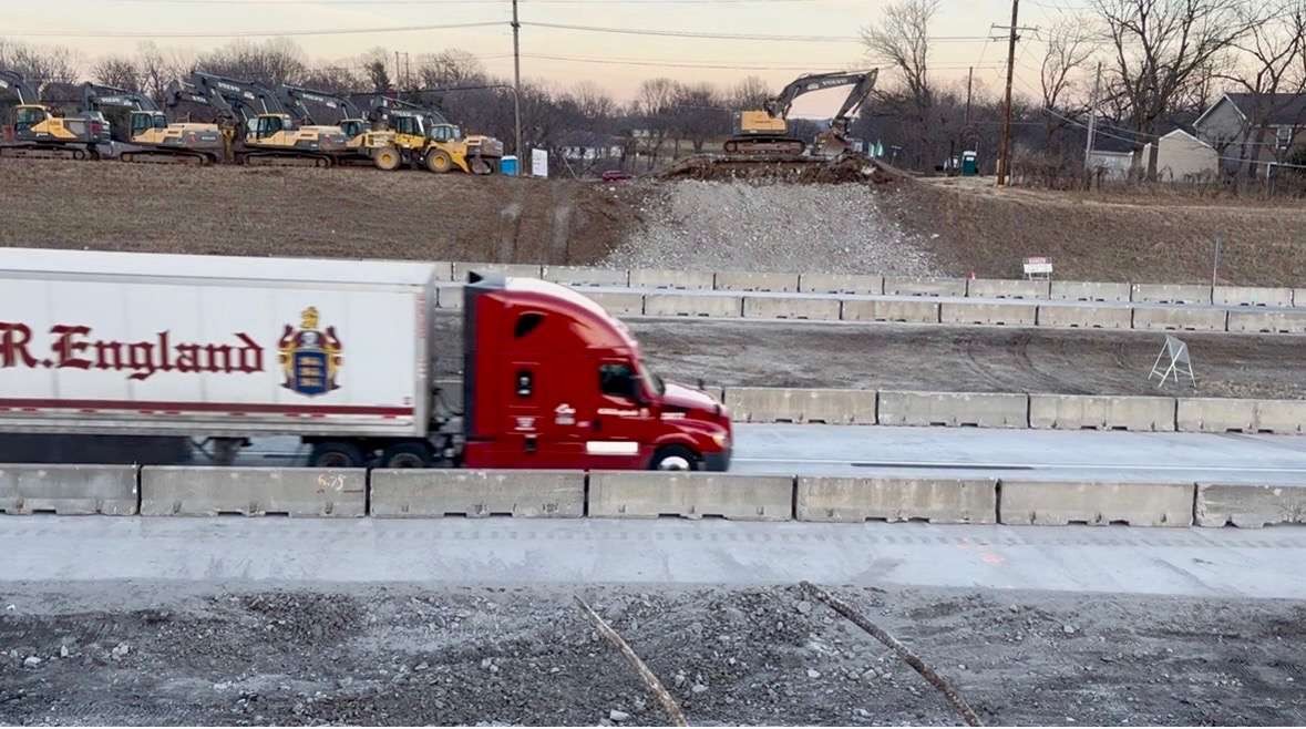 Both lanes of I-29 are back open after the Gene Field road bridge was destroyed to pave way to reconstruct the bridge/ Photo courtesy of Gregg Lynn