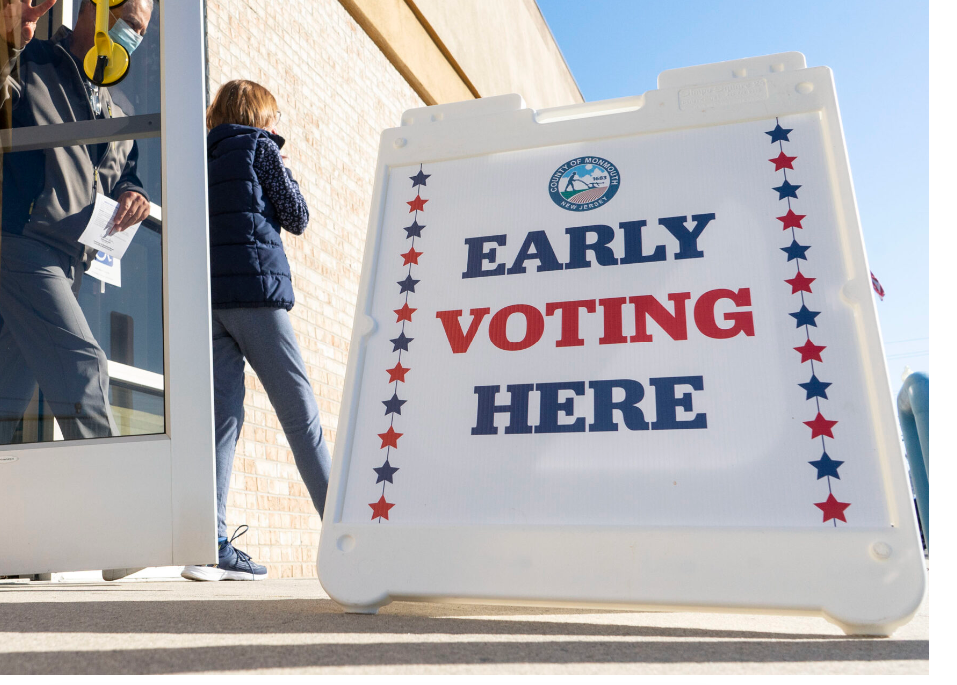  People voting early at the Neptune Senior Citizen Center in Neptune, N.J. on Oct. 29, 2022. (Daniella Heminghaus for New Jersey Monitor)