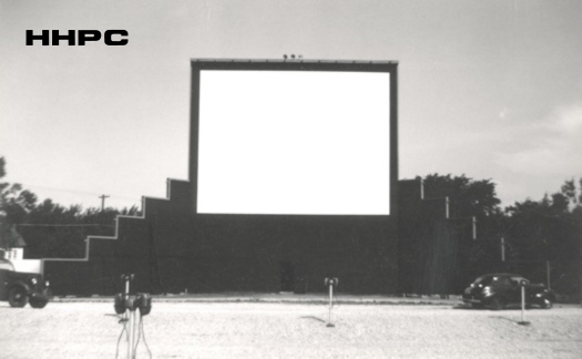 Ayr-Vu Drive-In - 30th &amp; Plum (Opening Day 1949 Screen). Courtesy of the Conard-Harmon Collection.
