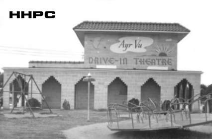 Ayr-Vu Drive-In Theatre - Concession Stand - c. 1953. Courtesy of the Conard-Harmon Collection.