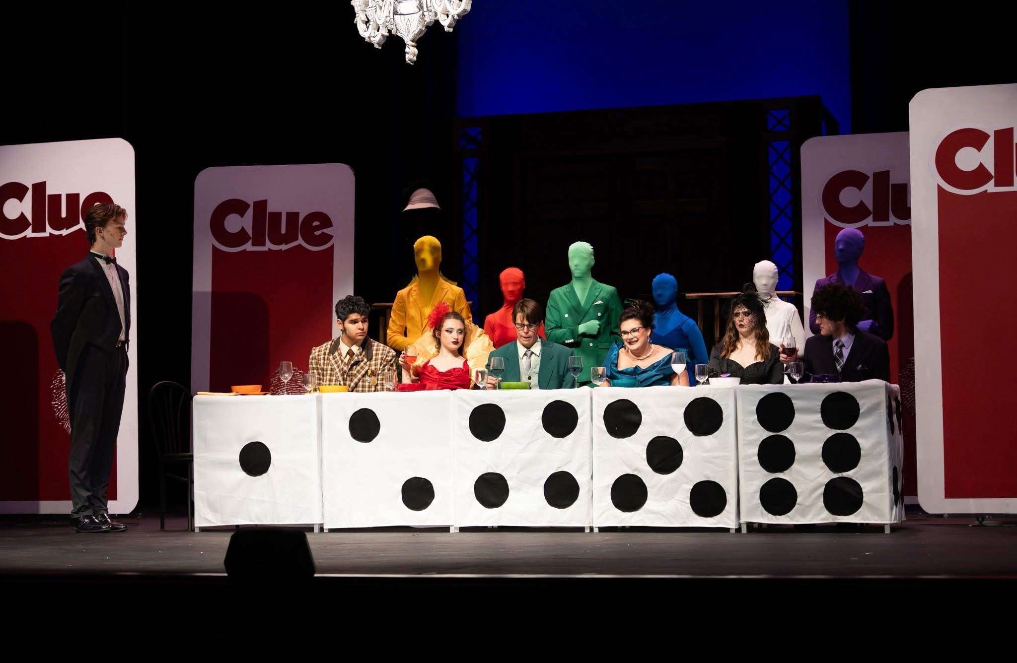 The Central High School Theatre program Thespian Troupe 639 performing "Clue" (High School edition). Photo by Matea Gregg