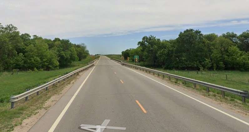 Rice County K-4 bridge (Courtesy Kansas Department of Transportation)