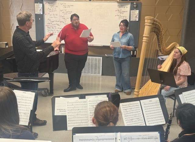Sterling College Symphonic Band rehearsal (Photo courtesy Dennis Dutton)