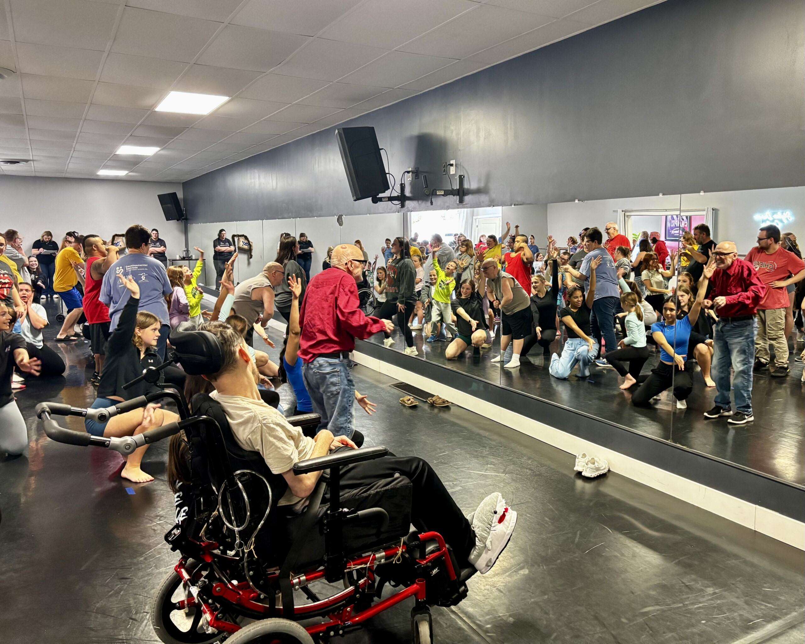 Developmental Services of Northwest Kansas rehearsing for their upcoming show in March. Photo by Tony Guerrero/Hays Post