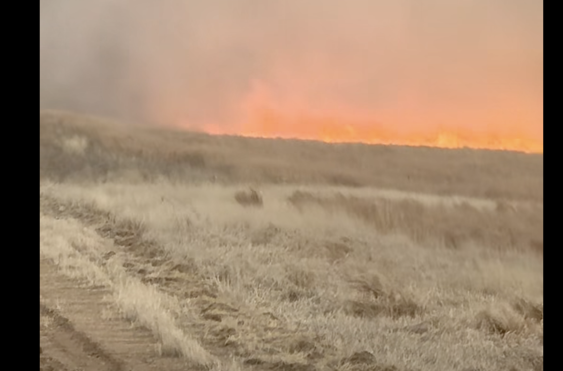 Image from video from Sublette Fire Department