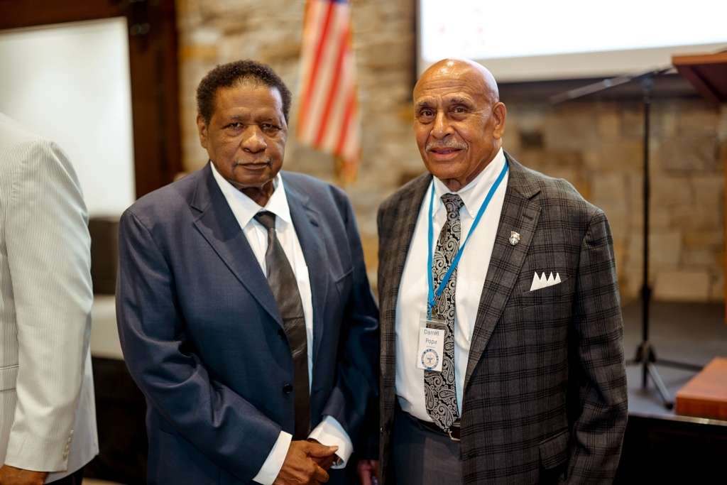 Dr. Hence Parson (L) and Darrell Pope (Photo courtesy Hutchinson NAACP)