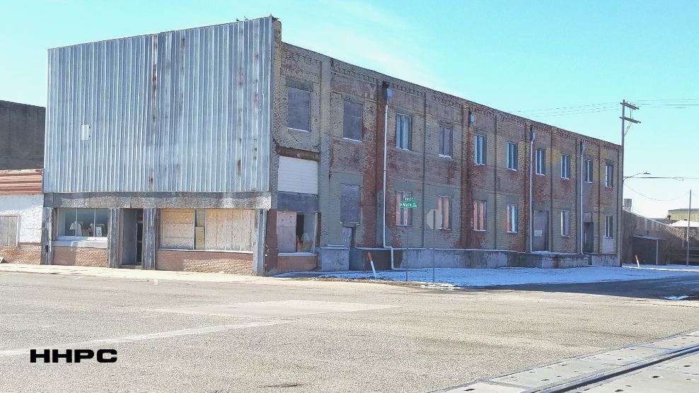 Truesdell Boiler Works - Gumble Furn. Whse. - 401 S. Main - Jan. 11, 2026. Courtesy of the Conard-Harmon Collection.
