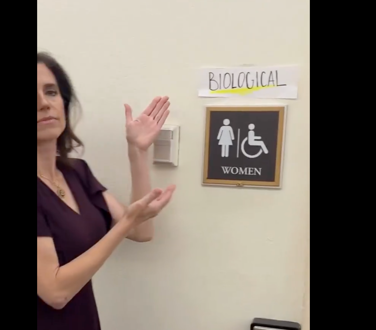 Image from a video provided by U.S. Rep. Nancy Mace in Nov. 2024