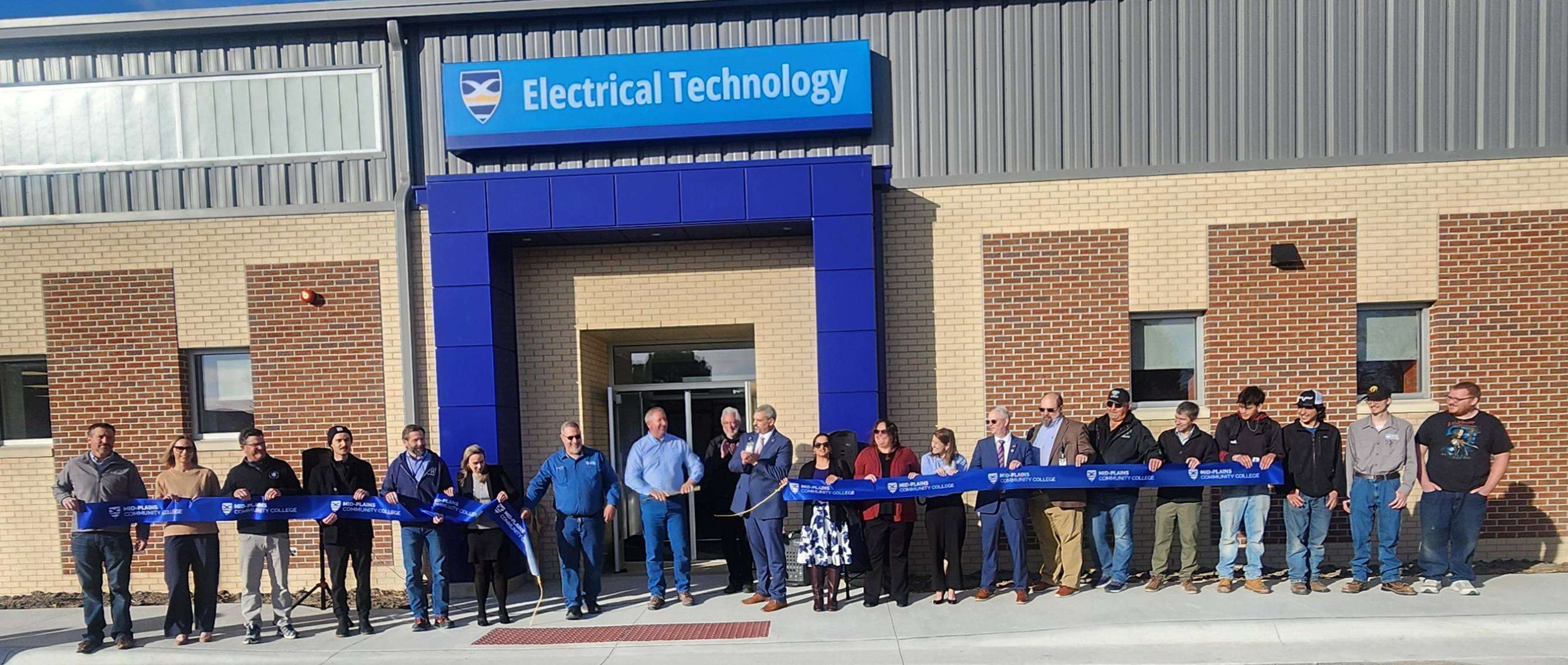 MPCC Electrical Technology Building Ribbon Cutting (Photo North Platte Area Chamber & Development)