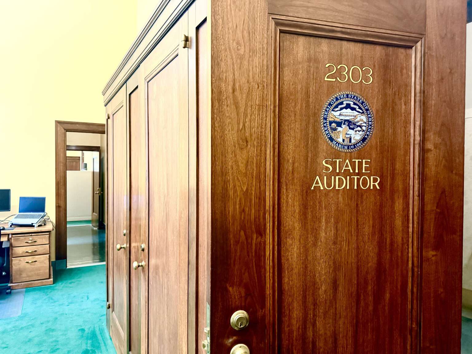 Nebraska State Auditor’s Office. (Cindy Gonzalez/Nebraska Examiner)