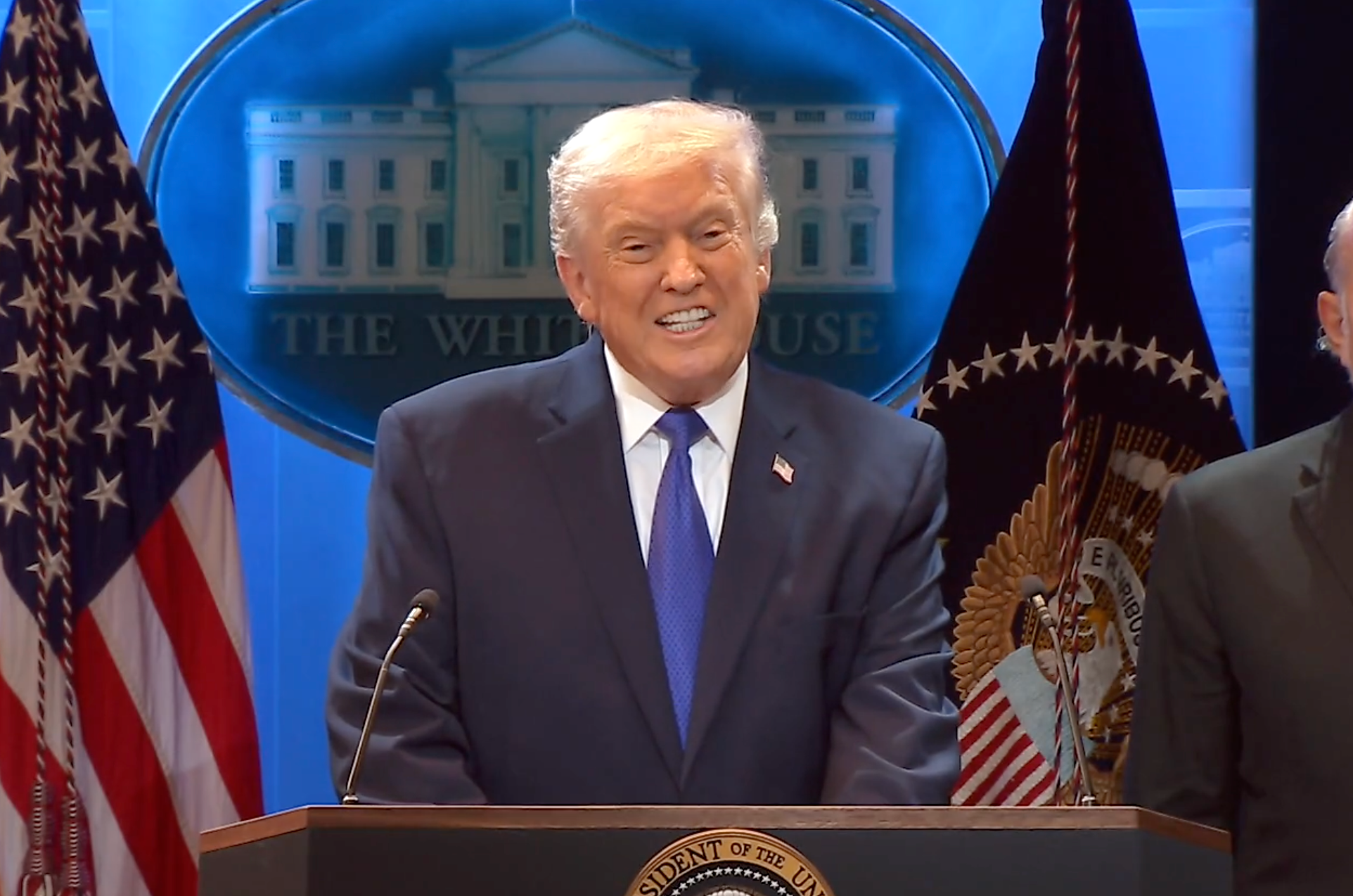 Image from White House video