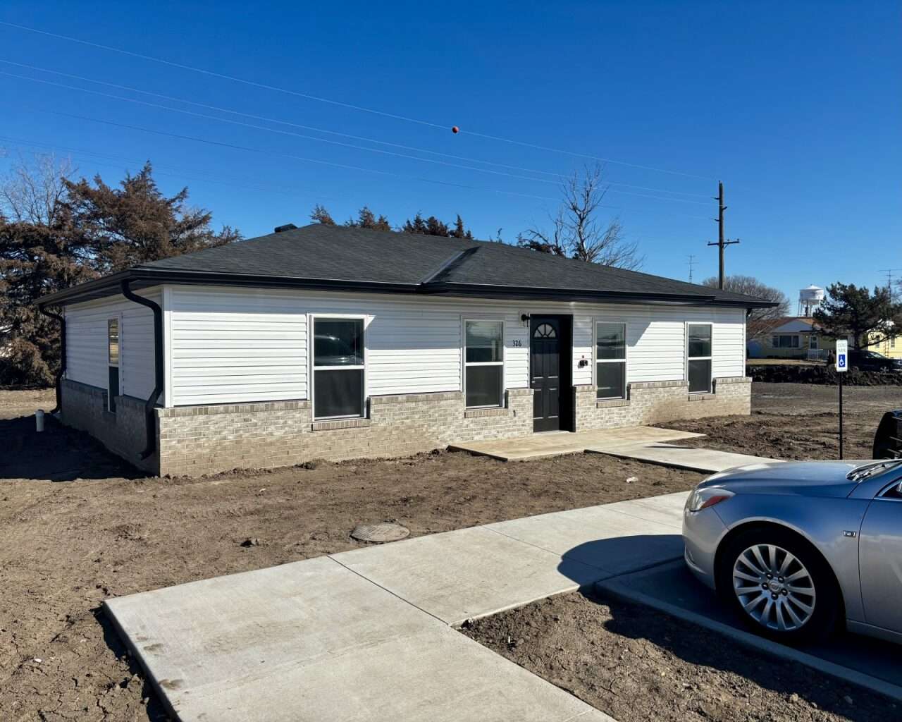 A community space located towards the front entrance of Flintwood Senior Housing that is available for rent by residents. Photo by Tony Guerrero/Hays Post