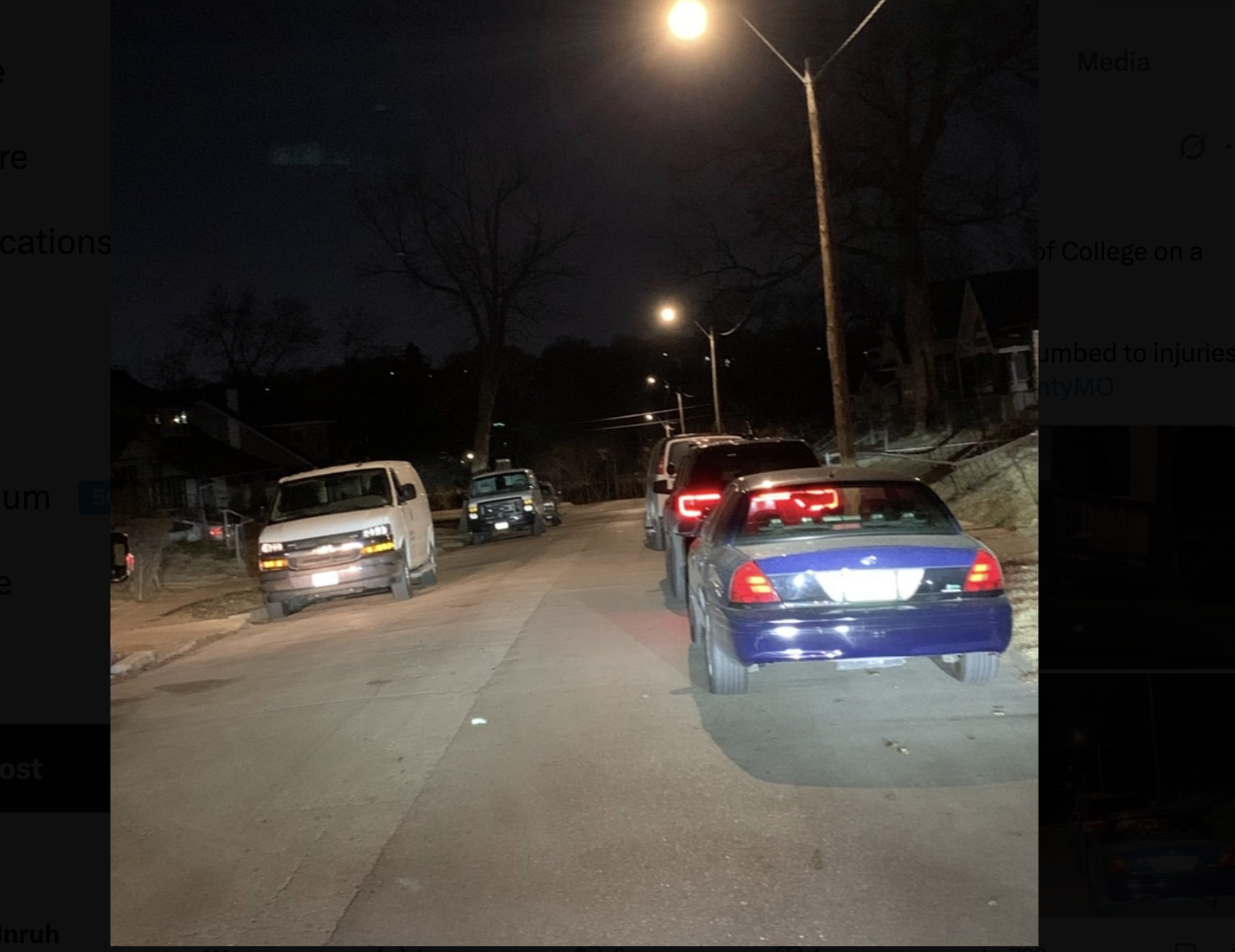 Police near the crime scene-photo Sheriff Daryl Forte'