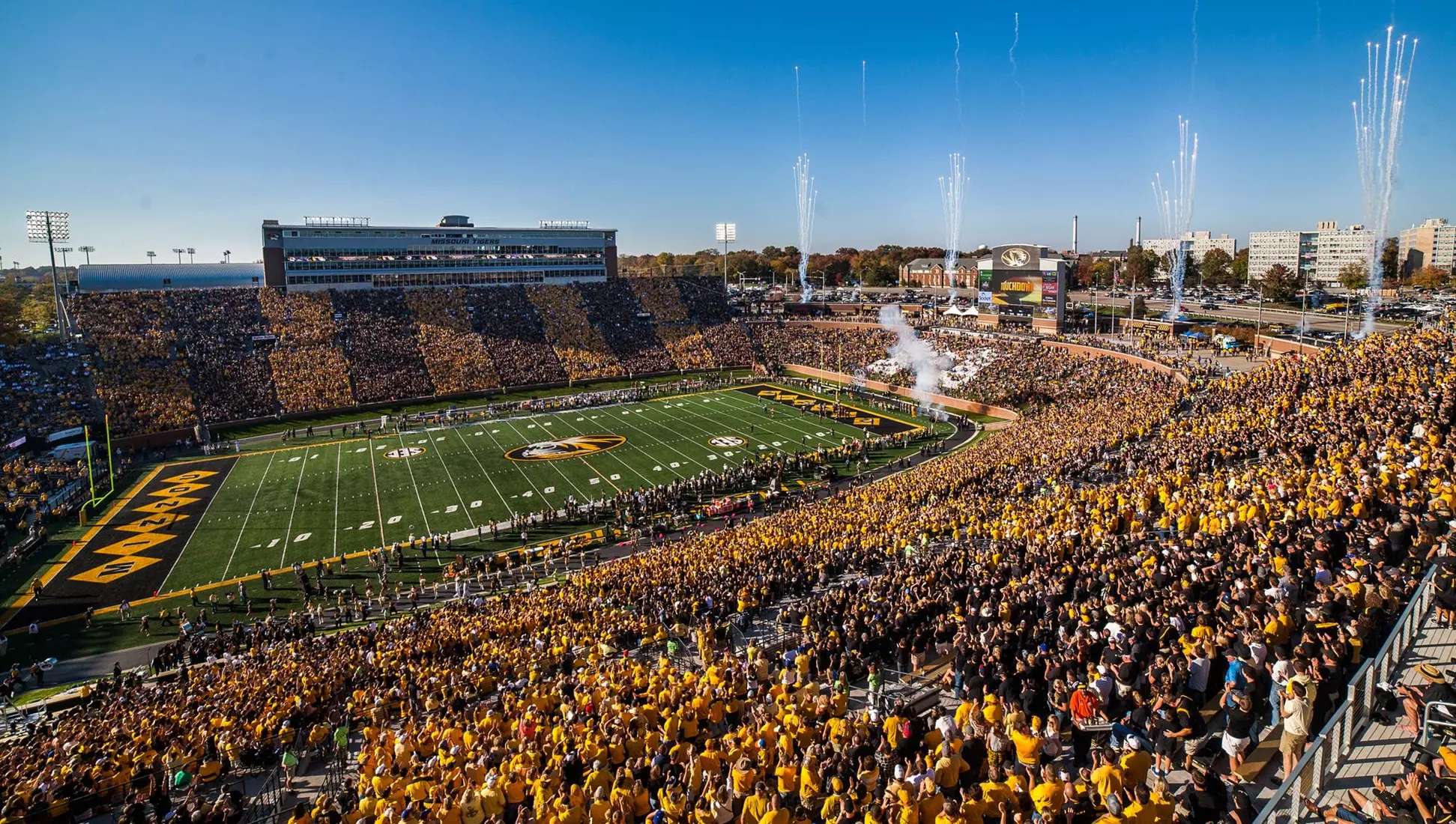 Faurot Field/ Photo courtesy of Mizzou Athletics