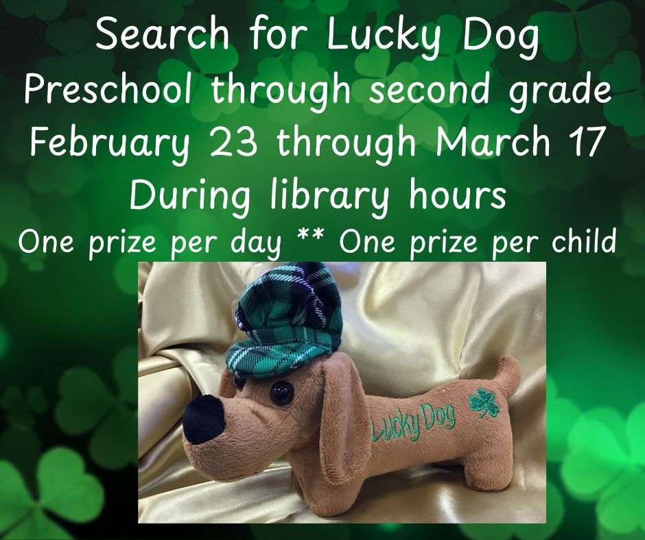 Search for Lucky Dog (courtesy Alliance Public Library)