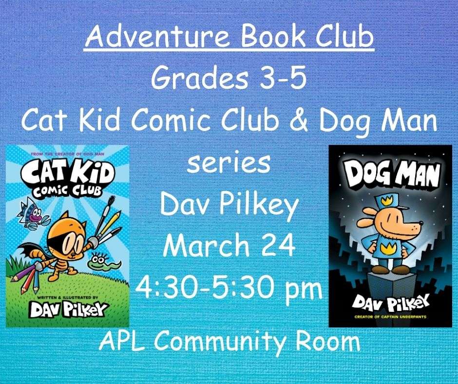 Adventure Book Club (courtesy Alliance Public Library)