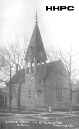 Stamey Hotel - Lutheran Church - 501 N. Main - 1907. Courtesy of the Conard-Harmon Collection.
