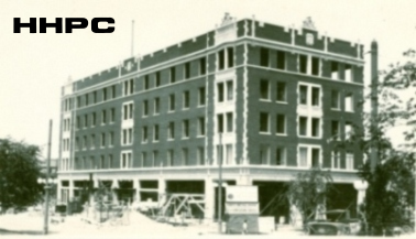 Stamey Hotel - 501 N. Main (Under Const.) - 1923. Courtesy of the Conard-Harmon Collection.