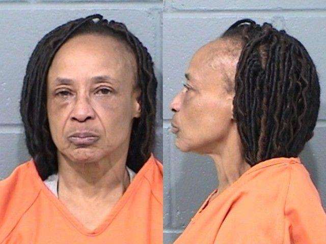 Leona Simms, Violation of protection order; Criminal damage to property; Stalking, arrested 02/19