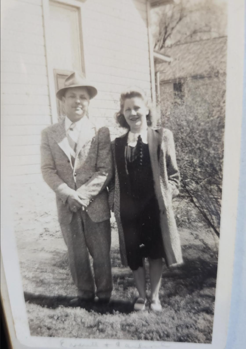 Everett and Pauline VanDerbur after they were married in 1941.