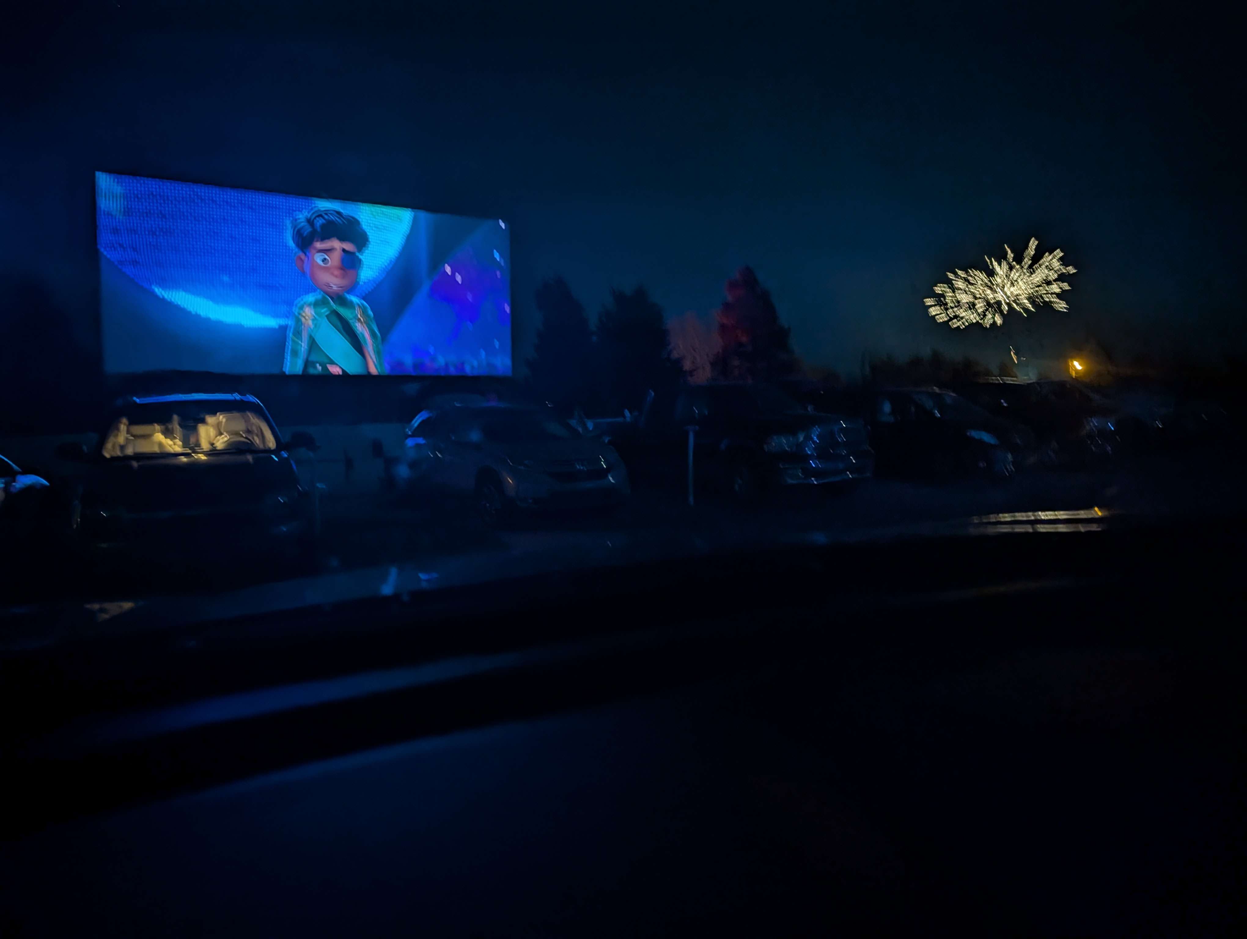 Fireworks added to the experience during a series of showings on July 3, 2025