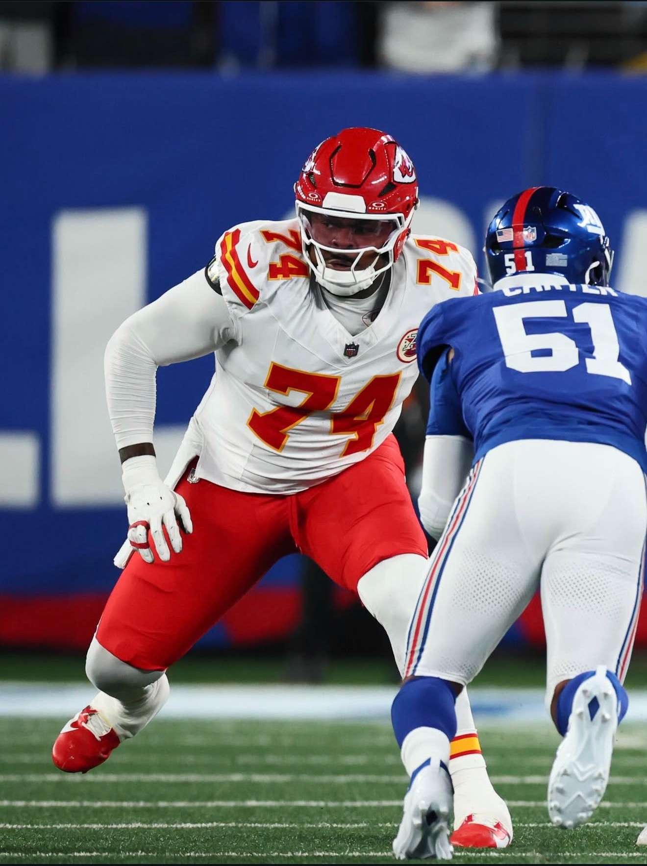 Barring a trade, the Kansas City Chiefs have informed right tackled Jawaan Taylor he will be released ahead of the new league year to help the team free cap space' Photo courtesy of X