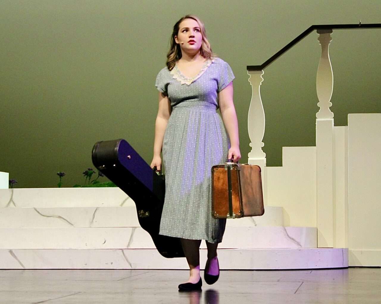 Maria Rainer arriving to the von Trapp household. Photo by Tony Guerrero/Hays Post