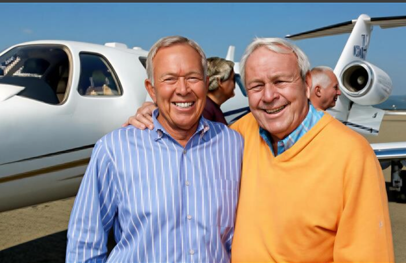 Russ Meyer and Arnold Palmer