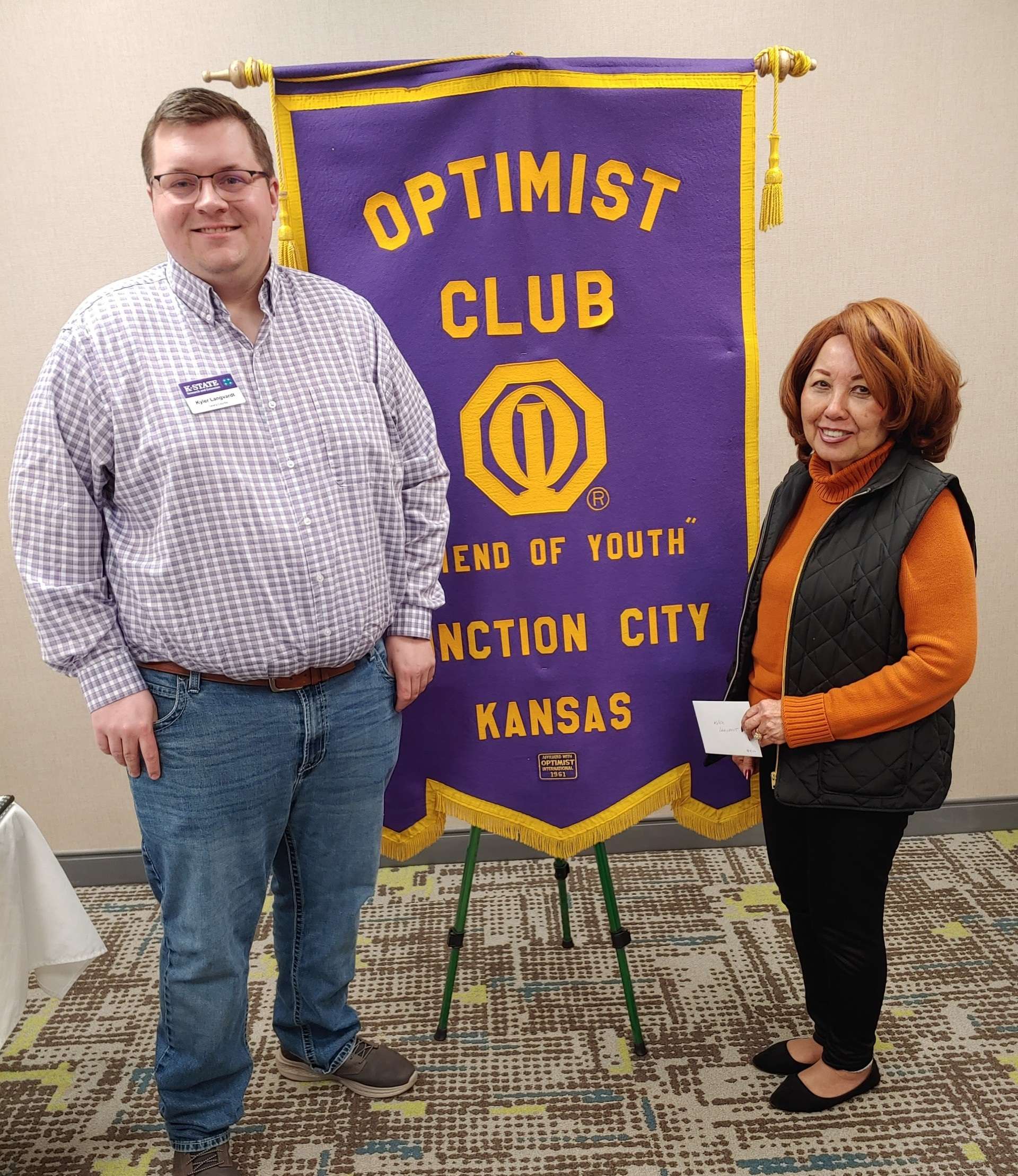 ( L-R )&nbsp; Kyler Langvardt