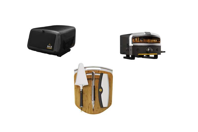 BTI Halo Pizza oven, pizza kit and cover