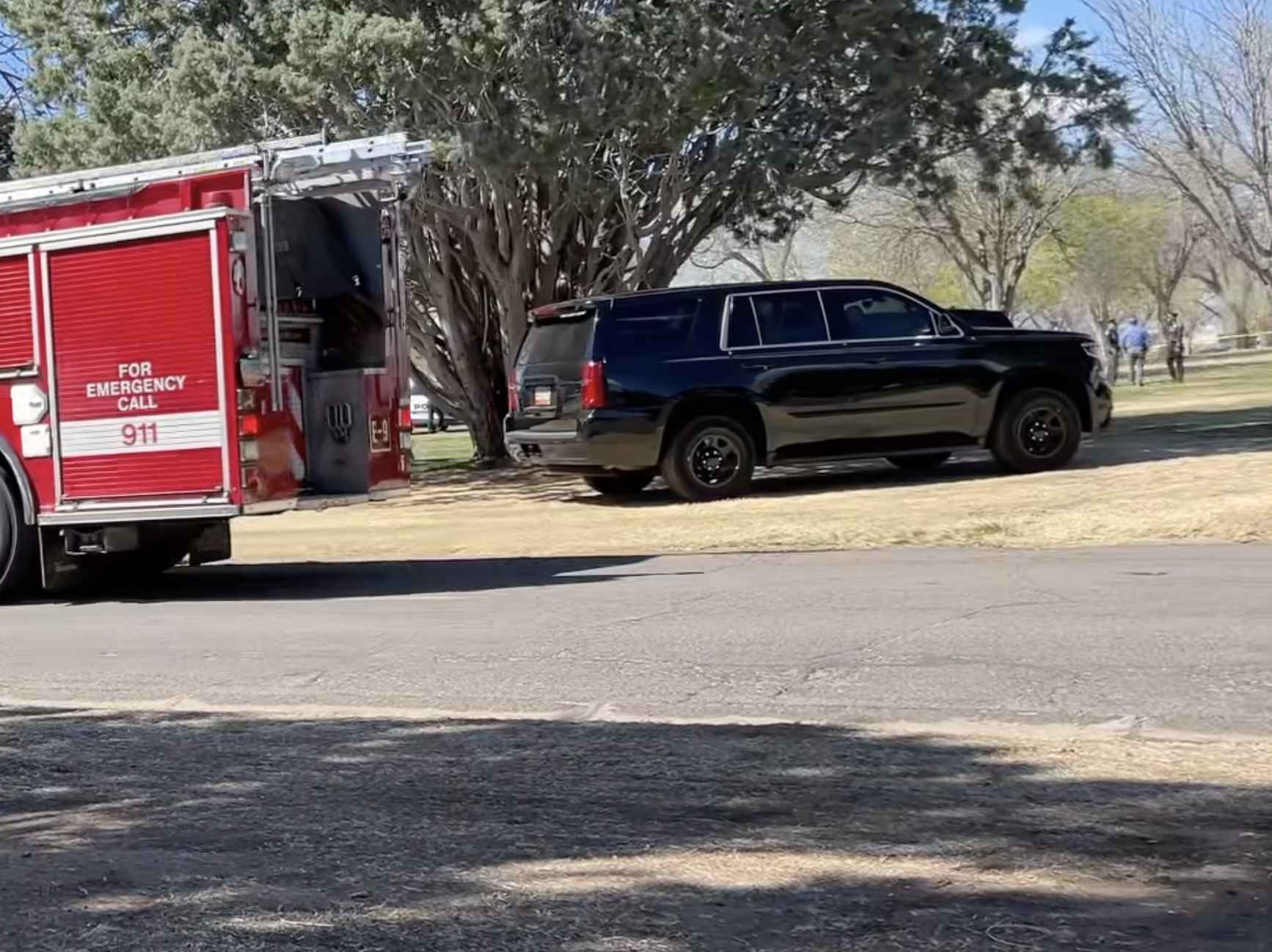 Photo&nbsp;&nbsp;Albuquerque Fire and Rescue at the scene of the rash