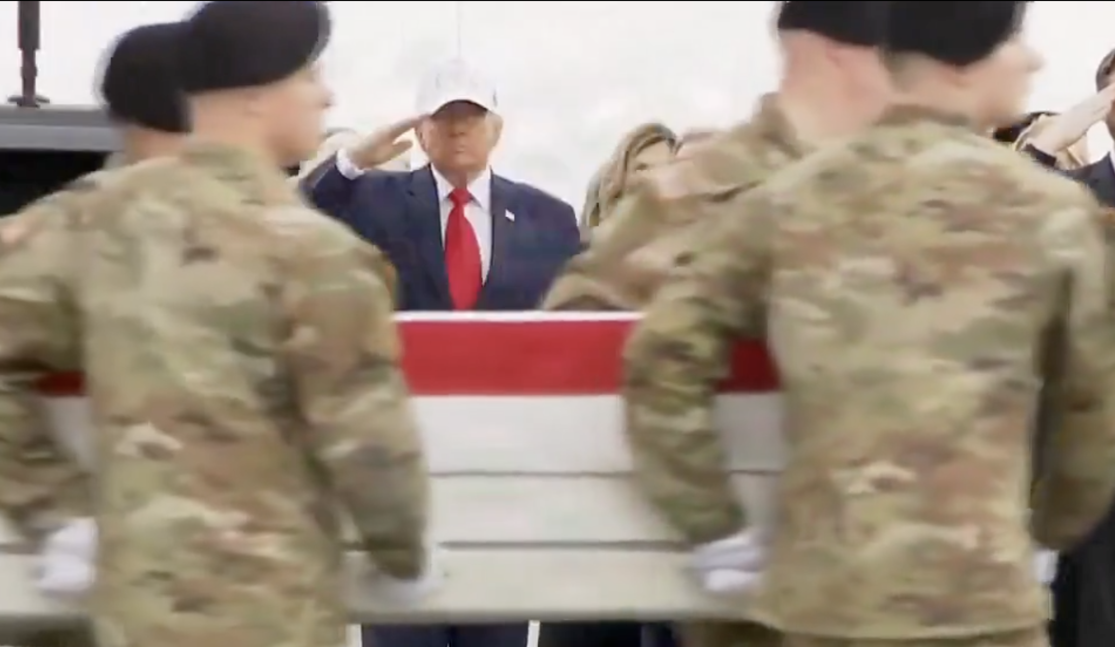 🎥President attends dignified transfer of 6 Americans killed in Operation Epic Fury